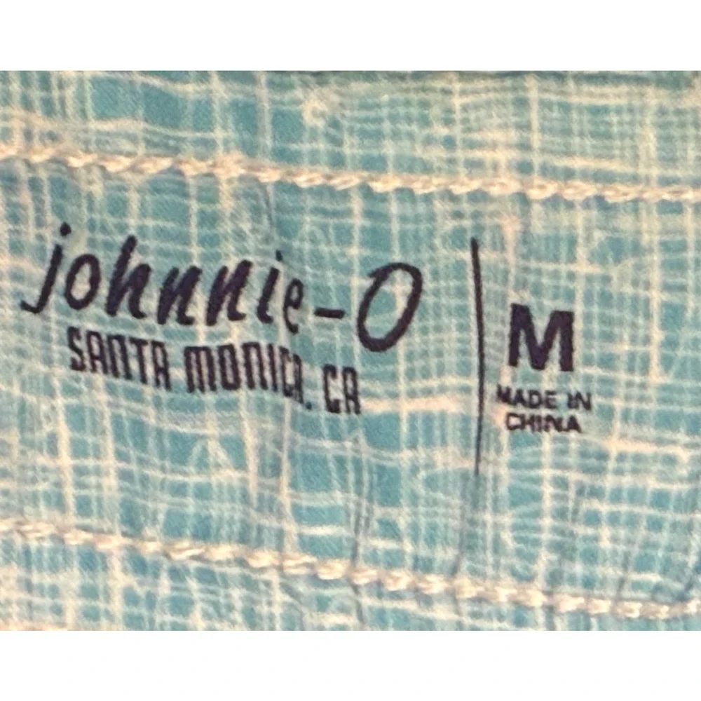 JOHNNIE-O PEACOCK ARIBA CROSSHATCH 7